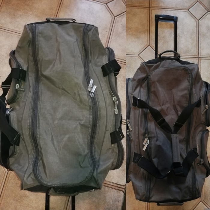 Чемодан-сумка Bagland Madrid на колёсах дбольшая