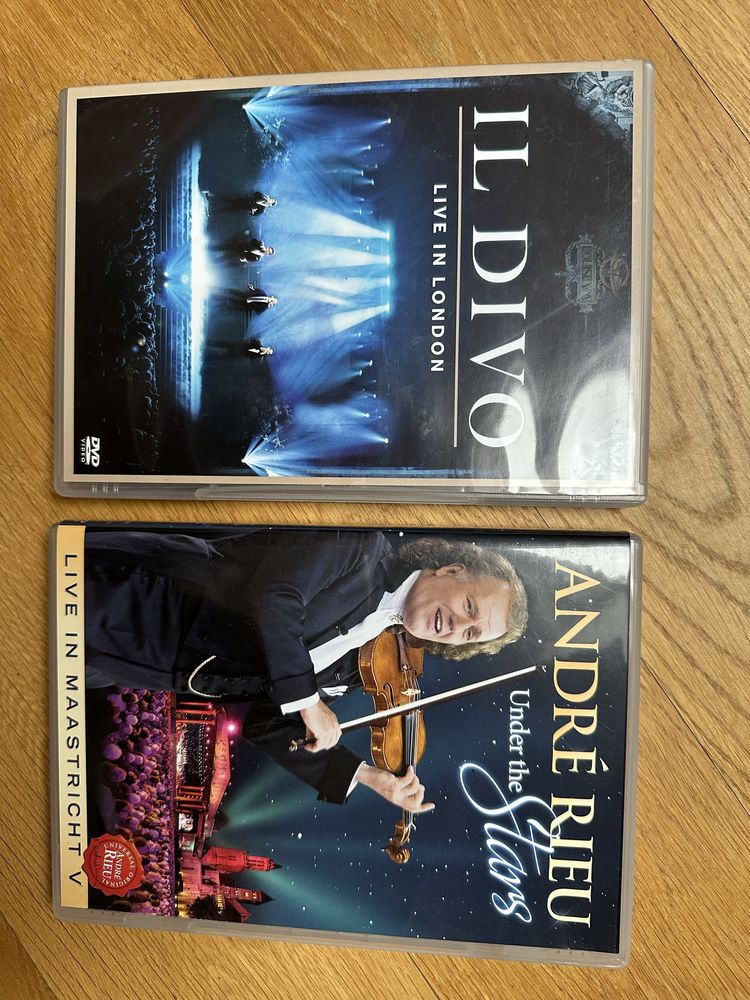 2 płyty DVD: Andre Rieu i zespół Il Divo