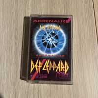 def leppard adrenalize kaseta magnetofidowa