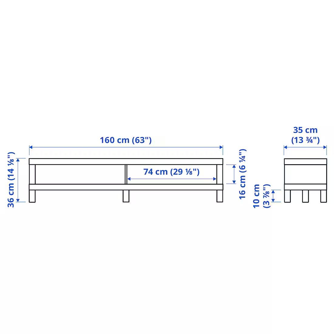 Stolik ikea prostokąt