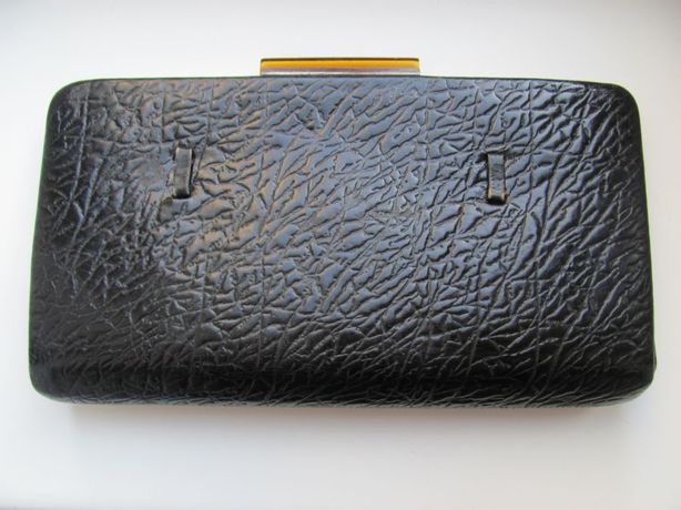 Винтажная кожанная сумочка клатч СССР 1957