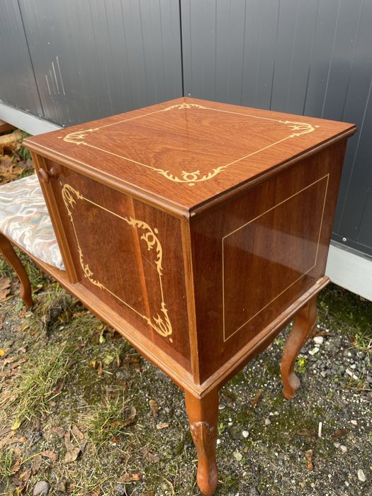 Stolik telefoniczny Szafka na buty korytarz stylowa intarsja