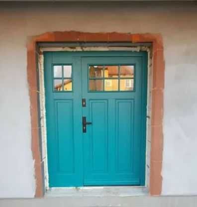 Drzwi wejściowe zewnętrzne drewniane dębowe dostawa GRATIS