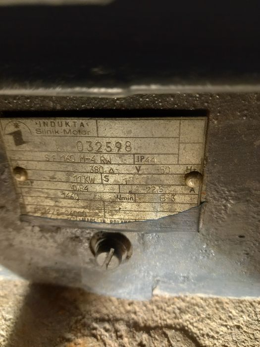 Sprzedam silnik elektryczny 11 KW,  1460 obrotów na minutę