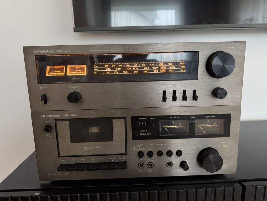 Magnetofon i Tuner Teleton hifi c500 t500