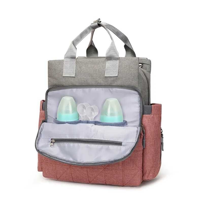 Mochila Maternidade Impermeável Bordada