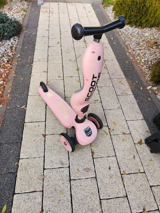 Scoot and ride hulajnoga jeździk 2w1 różowa Warszawa stan bardzo dobry