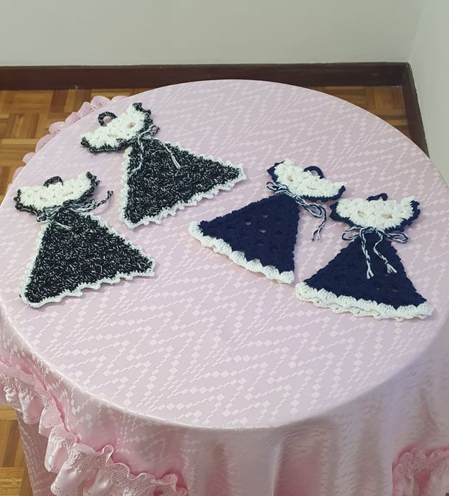 Naprons feitos a mão para decorar