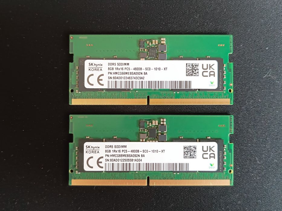 RAM do laptopów SODIMM 16GB (2x8GB) 4800 *Sk Hynix