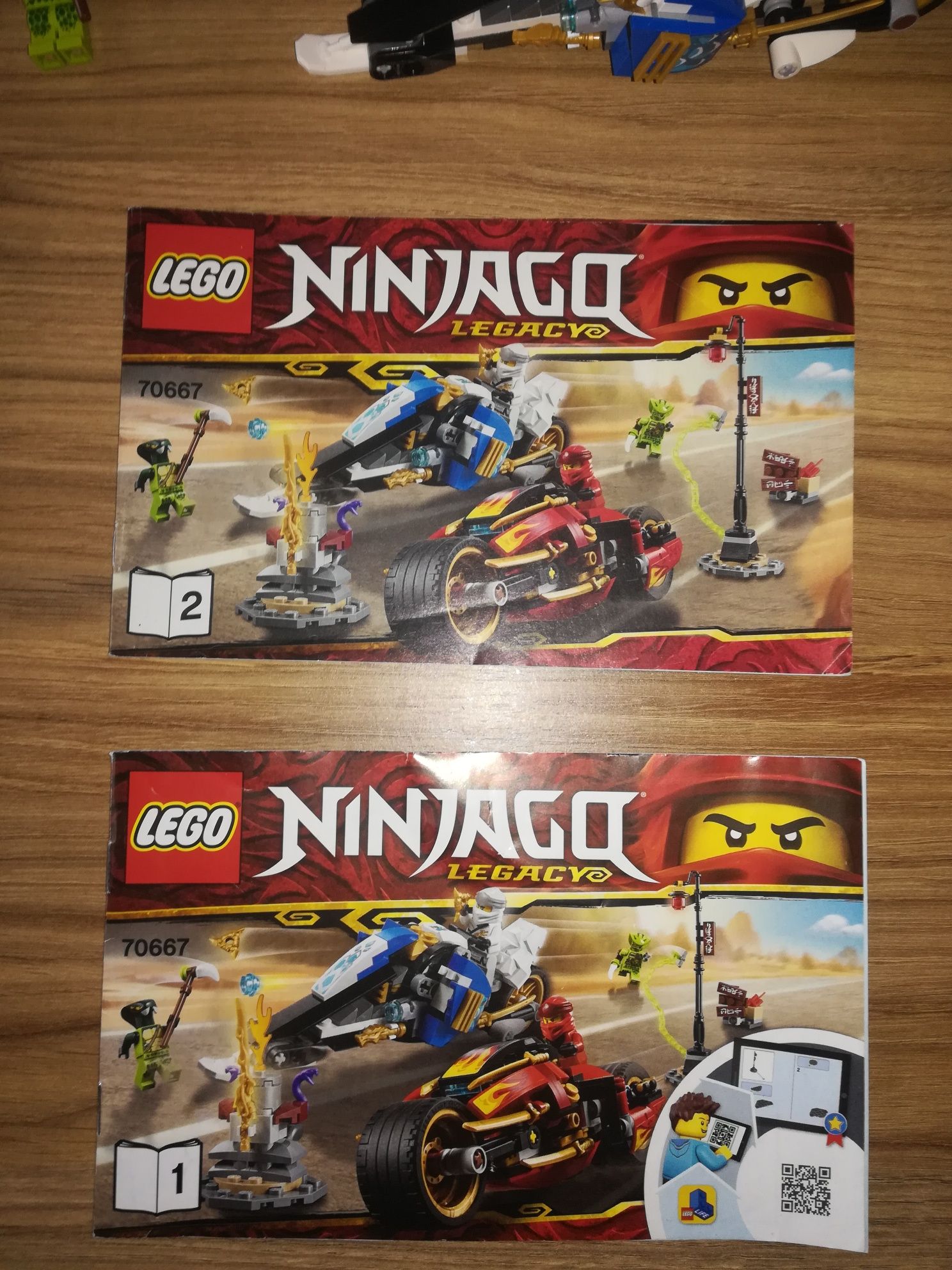 LEGO Ninjago 70667 oraz 70600 oraz 70726