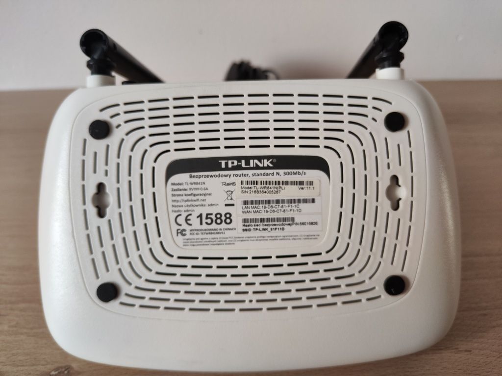 Router wifi TP-LINK TL-WR841N