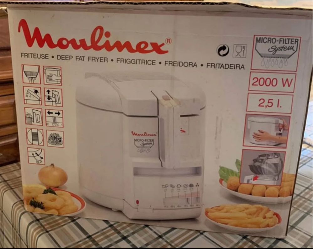 Fritadeira Moulinex quase nova
