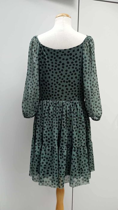 Modna sukienka w groszki