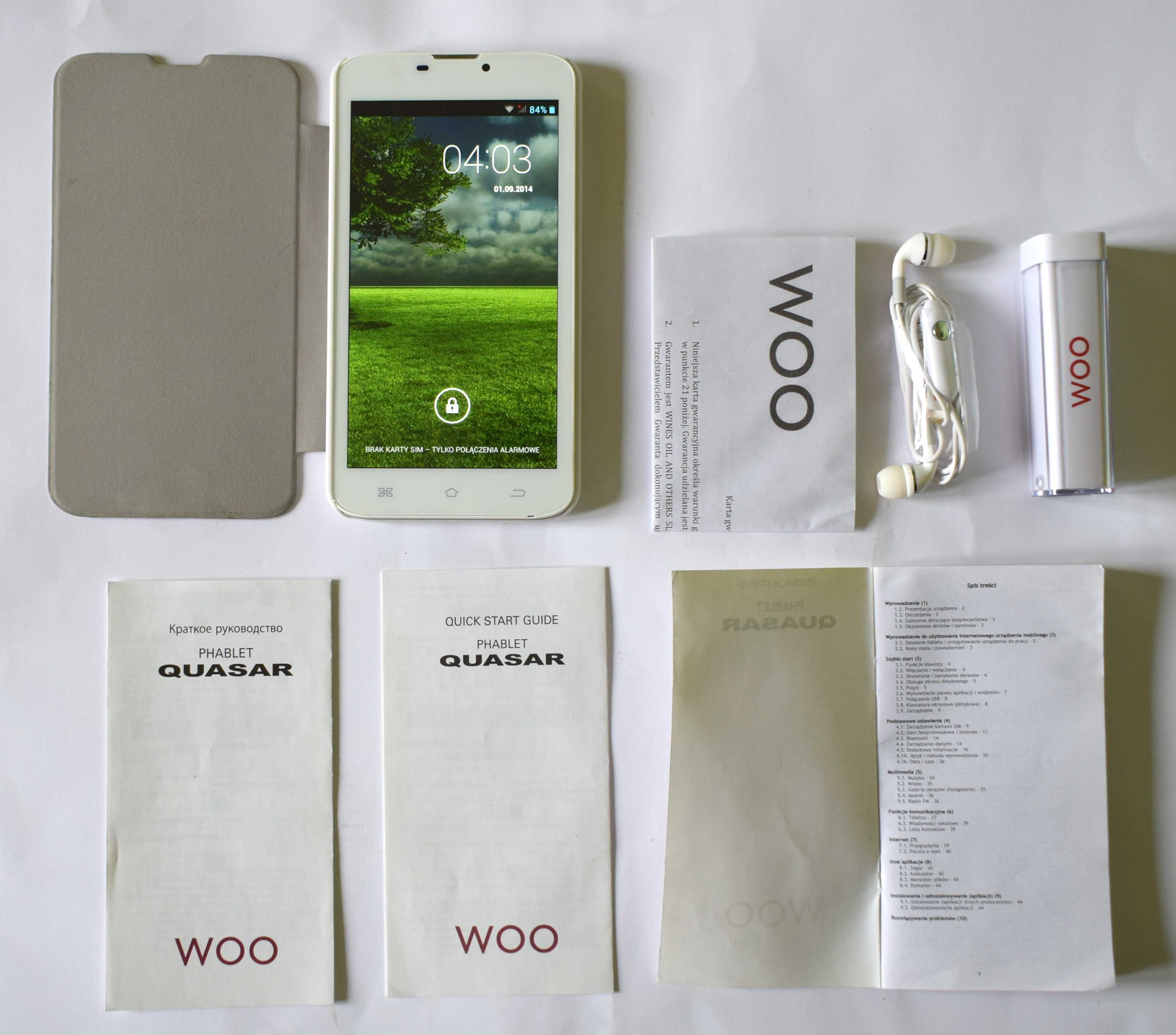 Sprzedam Phablet Woo „6”. Model SP6020 Quasar.