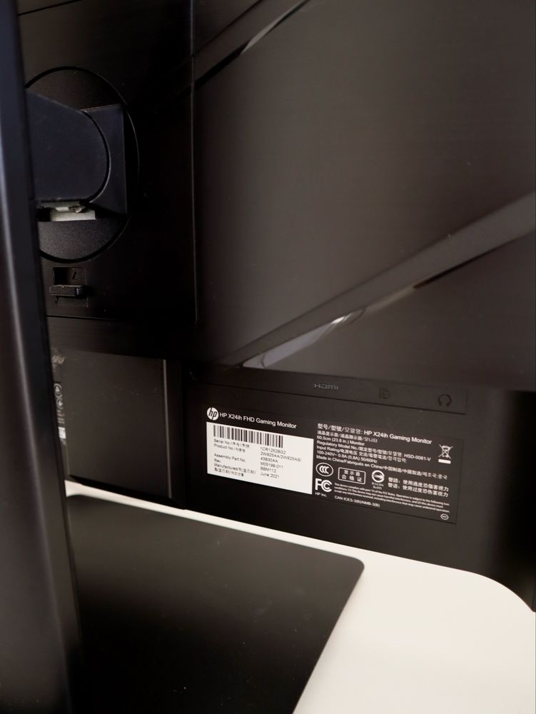 Monitor HP X24ih Gaming