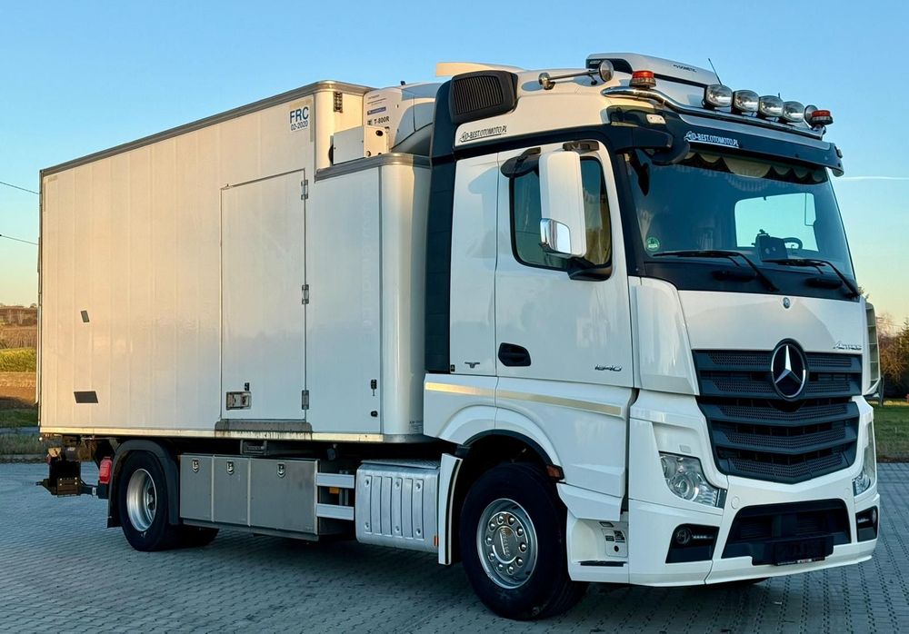 Mercedes-Benz ACTROS 1840 / CHŁODNIA / WINDA / 15 EUROPALET / 6.10 M DŁUGOŚCI / DUŻA KABINA / AUTOMAT / SPROWADZONY / SERWISOWANY / EURO 6