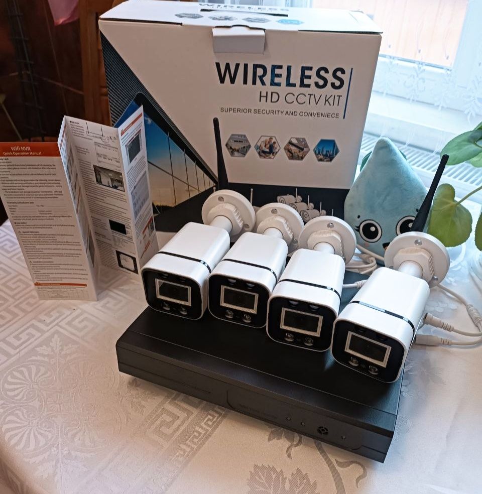 Комплект видеонаблюдения на 4 камеры KIT 601 WiFi с регистратором