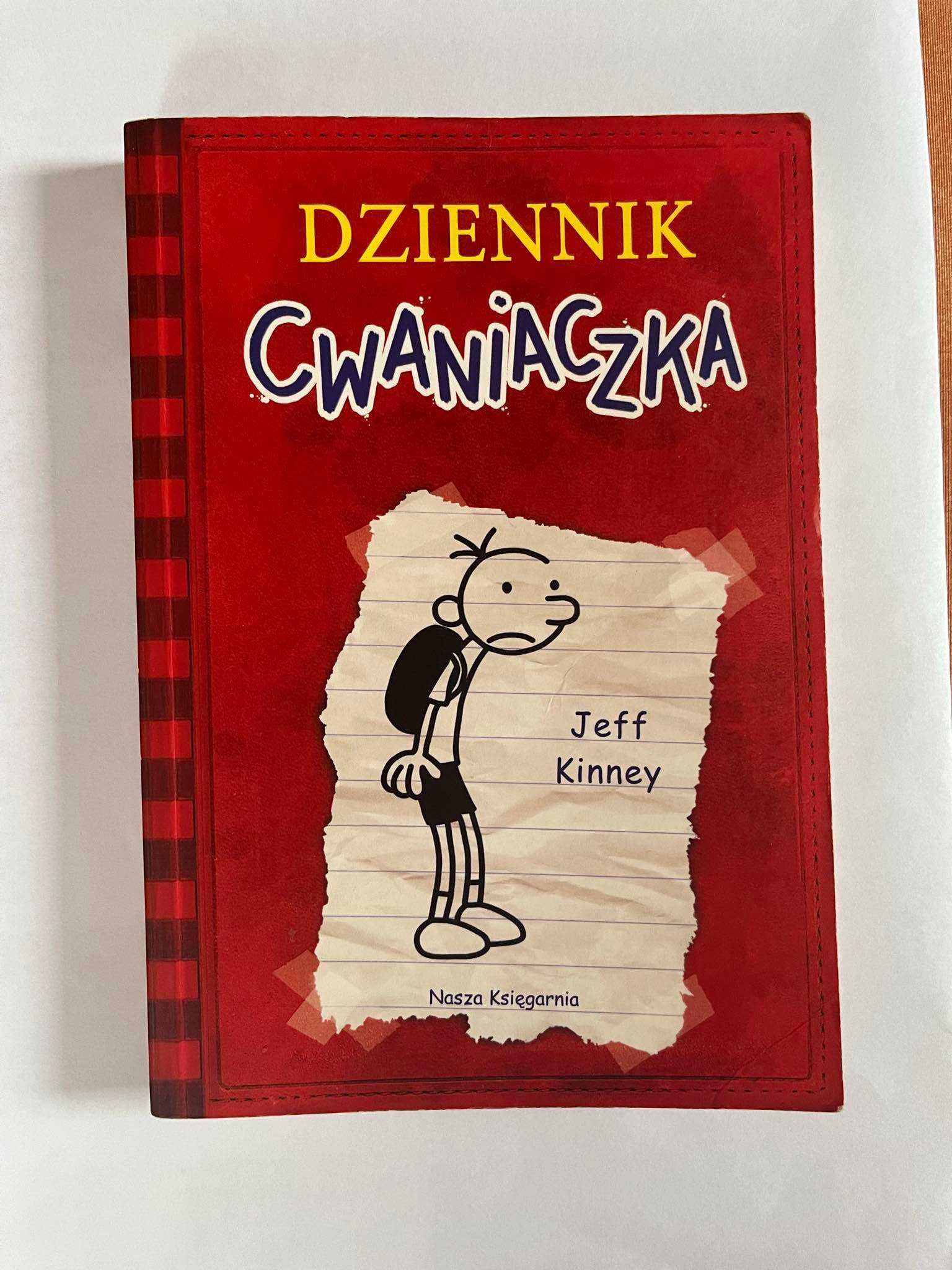 Książka dla dzieci pt. "Dziennik Cwaniaczka"