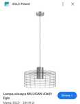 Lampa Eglo nowa czarna