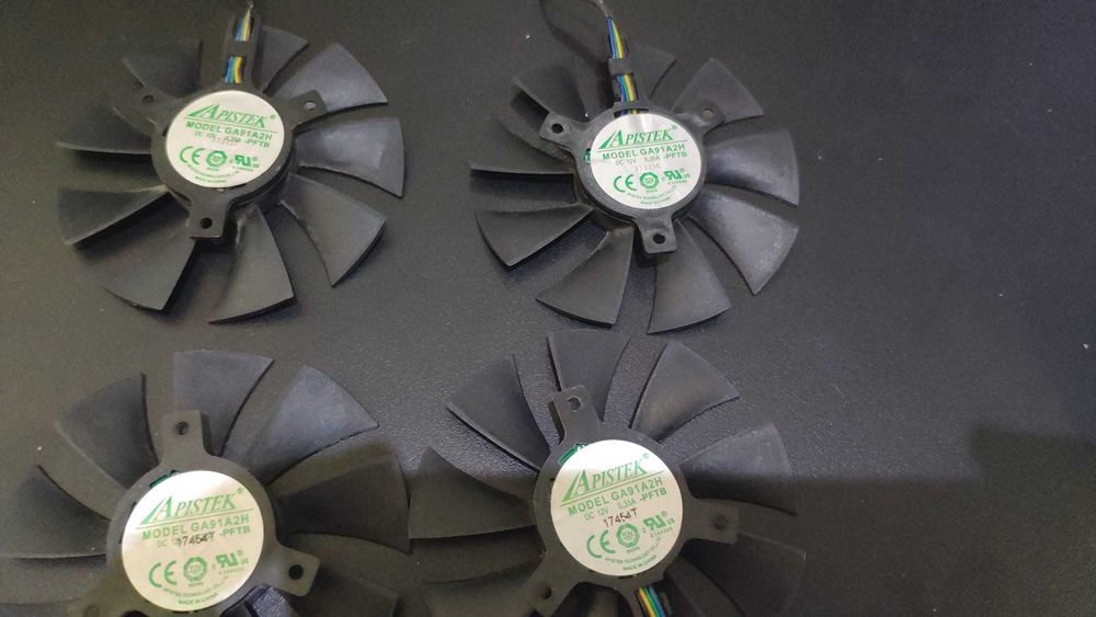 Fan/ventoinha/cooler para Sapphire Nitro RX550