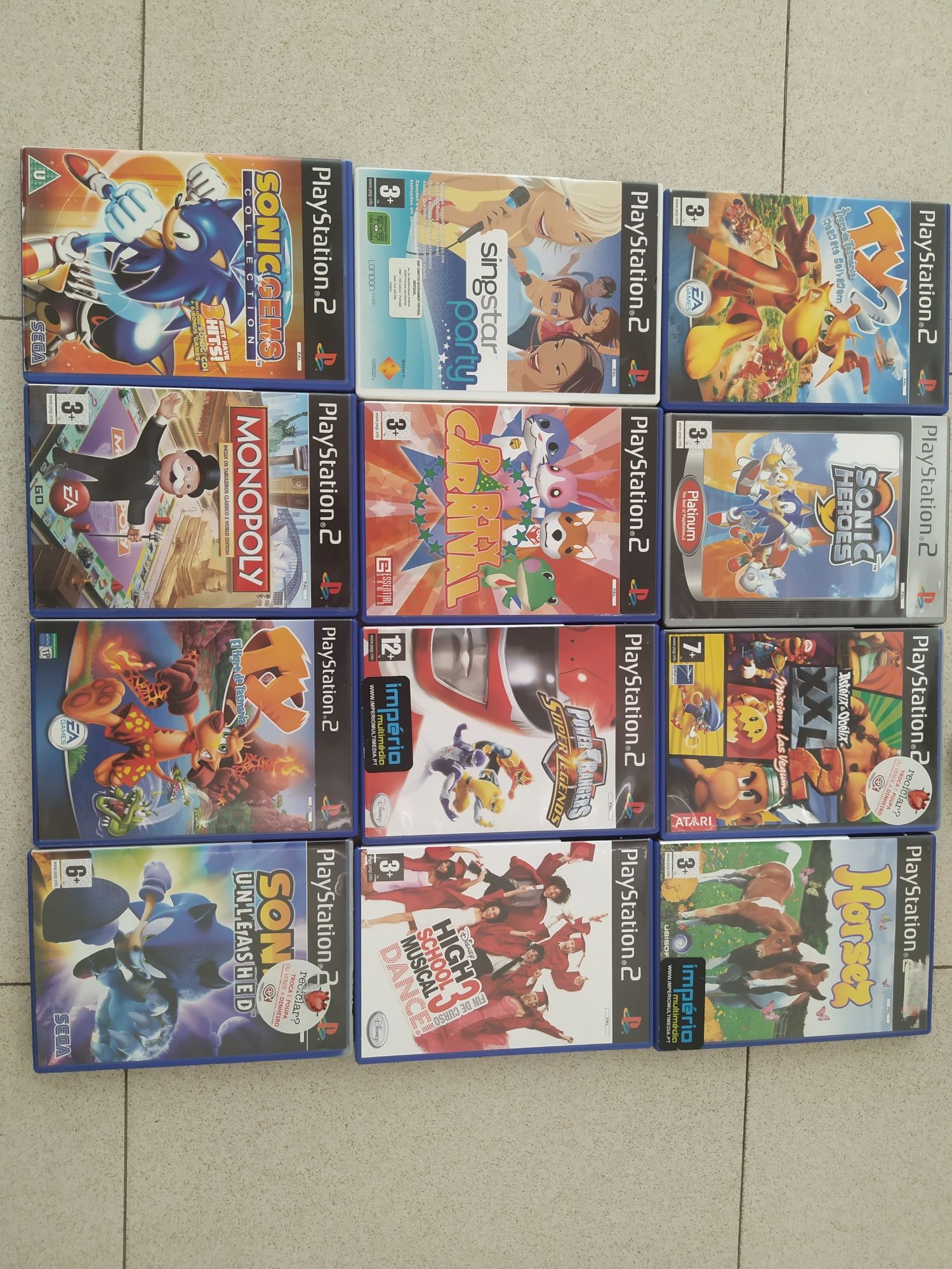 PlayStation 2 jogos e acessórios