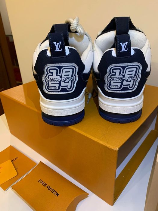Sneakers Louis Vuitton Skate Marine/White 43 (9)