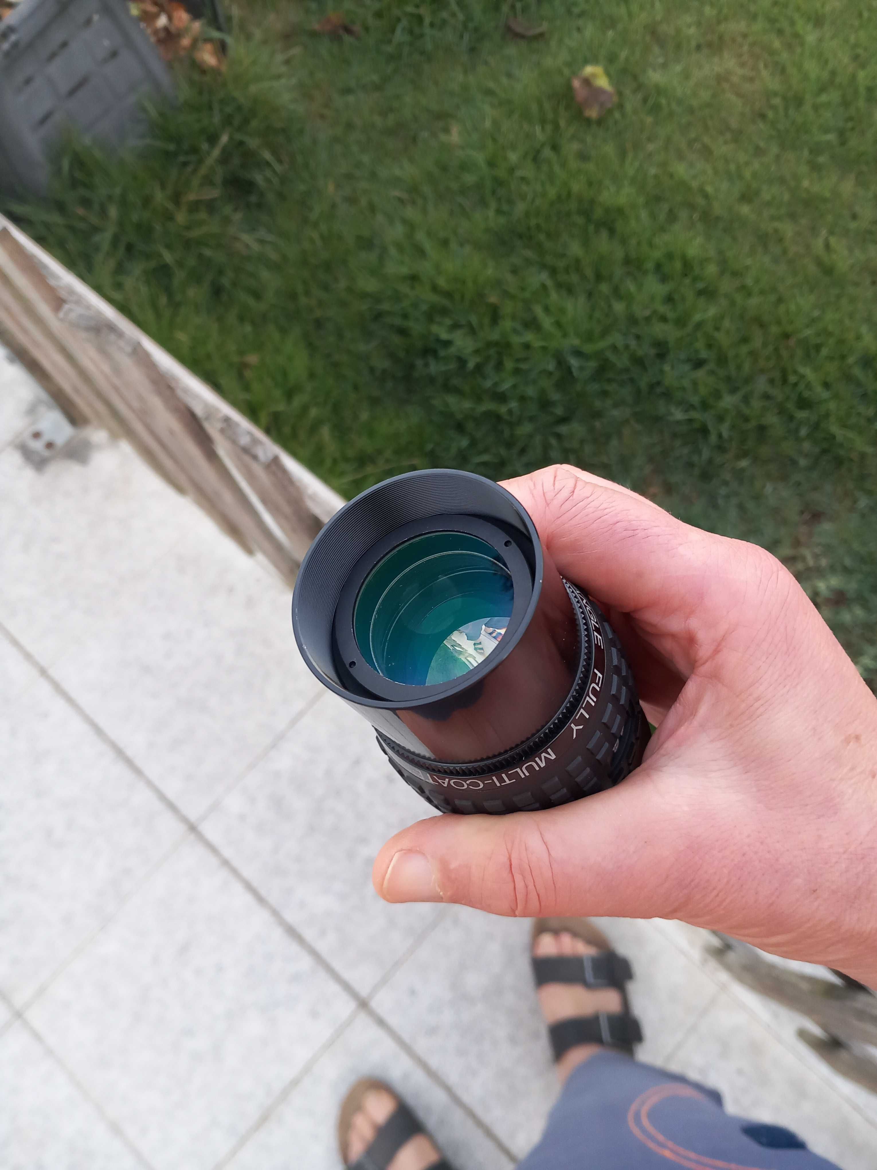 Lente Barlow 2X, Vixen de 1,25". Ocular Omegon Panorama de 16mm de 2"