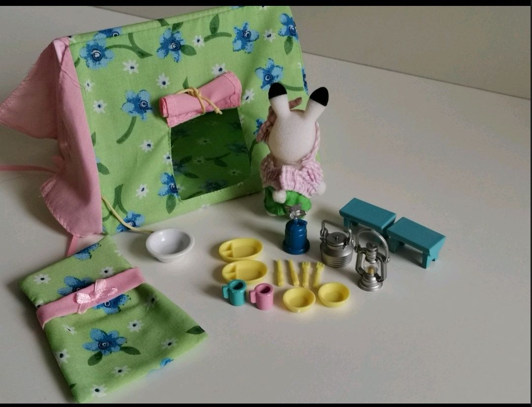 Sylvanian families оригинал домик на колёсах трейлер мебель