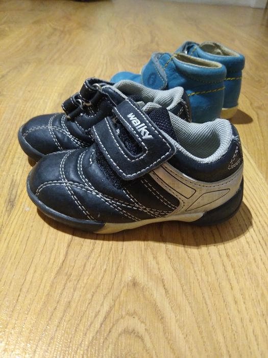 Buty buciki dla chłopca 21 skórzane