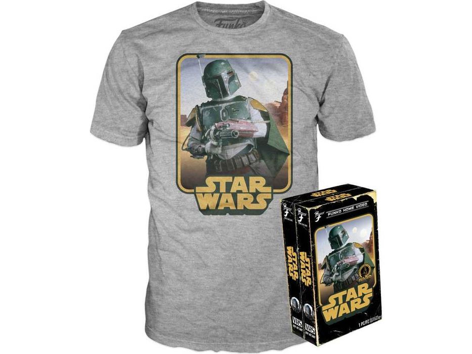 T-Shirt FUNKO VHS Tee Star Wars Mandalorian - Boba Fett (Tamanho L)