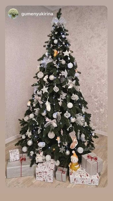 ‼️ Пишна штучна ялинка новорічна зелена лита. Дропшипінг