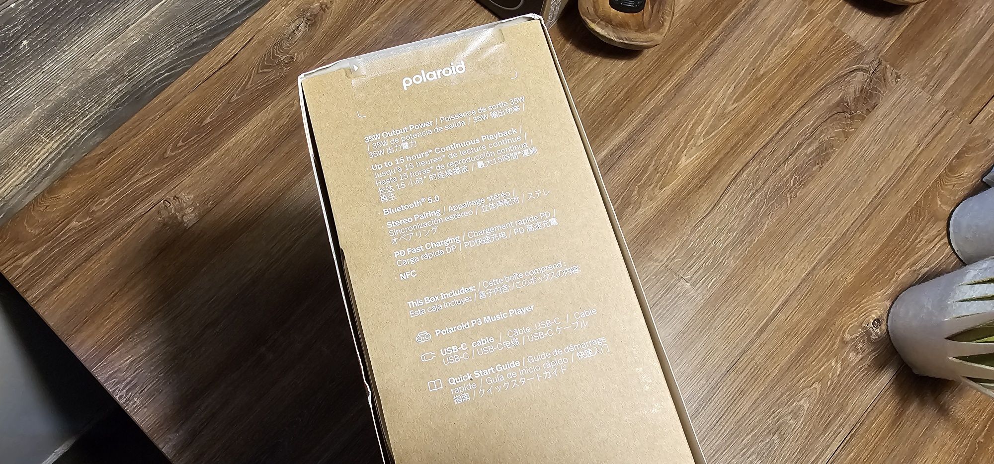 Głośnik bezprzewodowy Polaroid p3 music player bluetooth nfc 35W