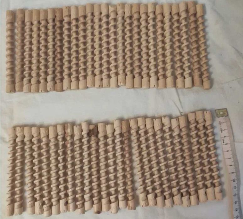 Коклюшки для волос, спиральные, бигуди дерево