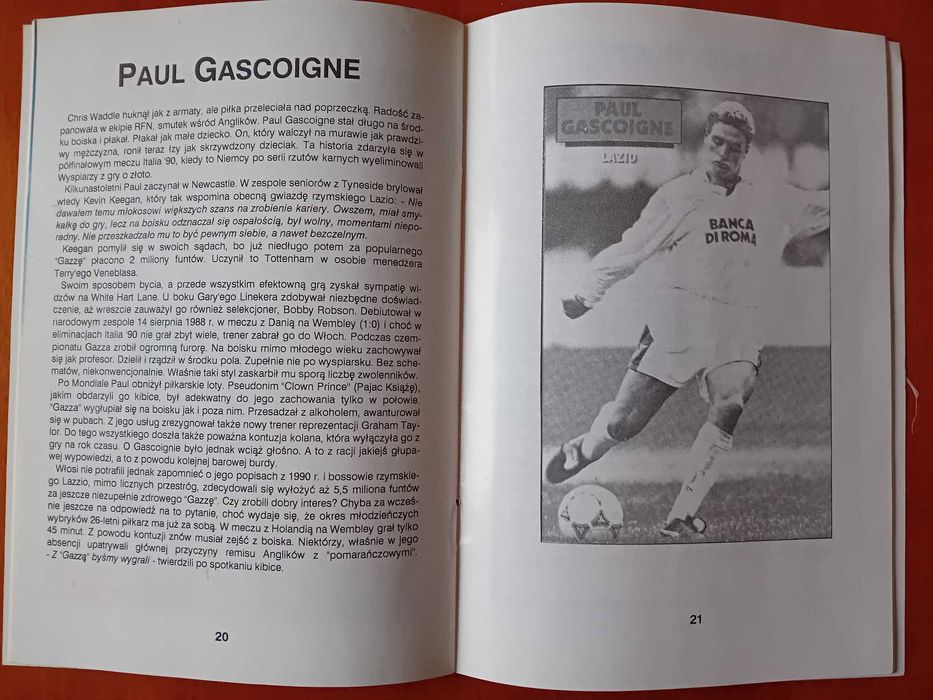 folder reklamowy meczu Polska Anglia eliminacje mś USA '94 fso Polonez