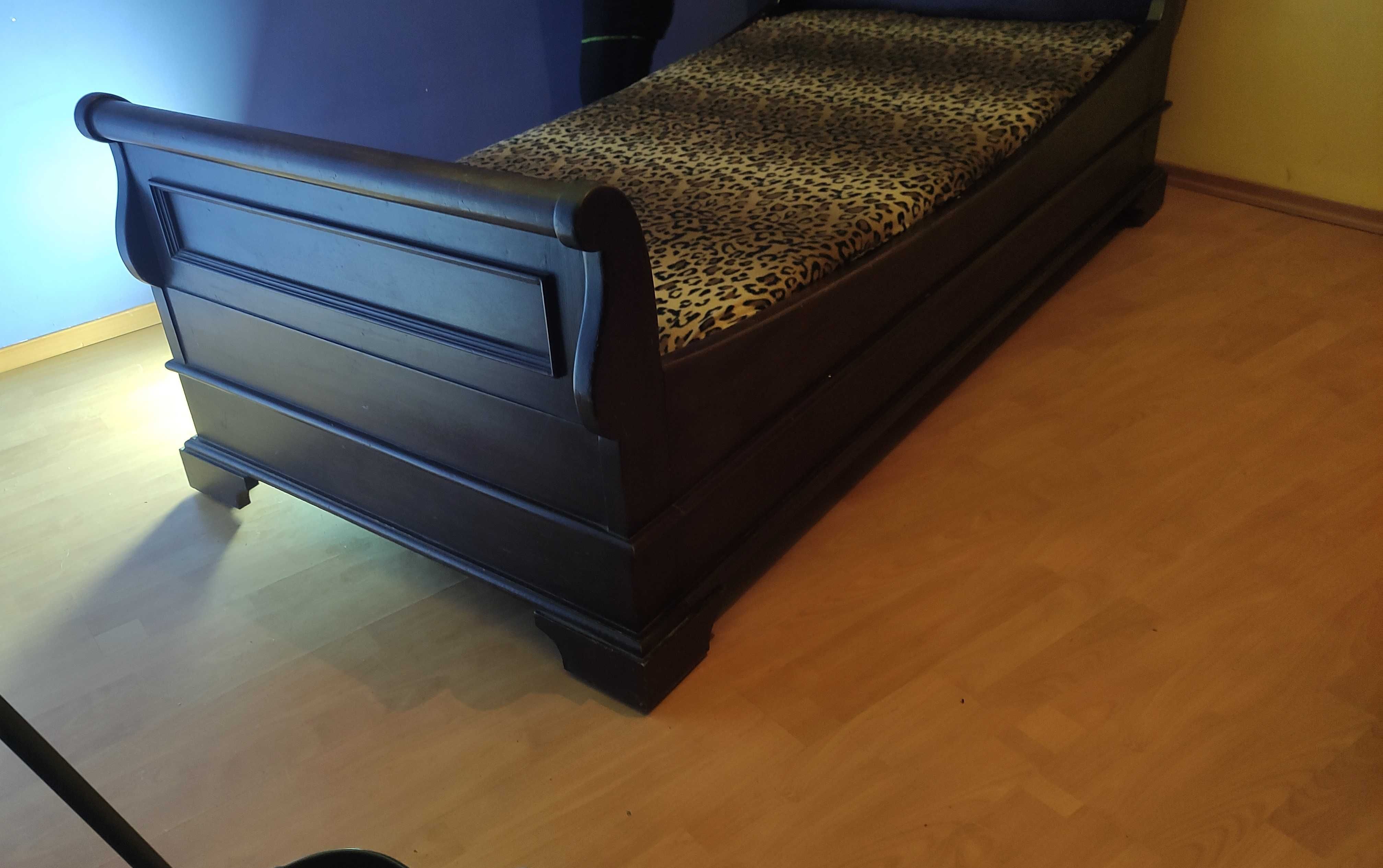 łóżko drewniane z mahoniu 90x200 cm