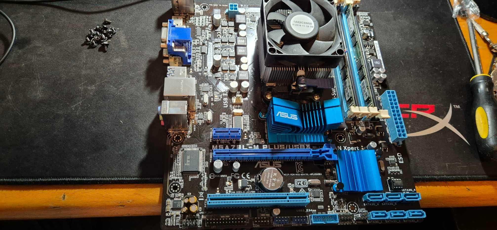 AMD AM3 Athlon FX 4300 Bundle Placa + Processador + Cooler + RAM 16GB
