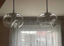 Para lamp sufitowych słynnej serii "Futura", Peill & Putzler, lata 70.