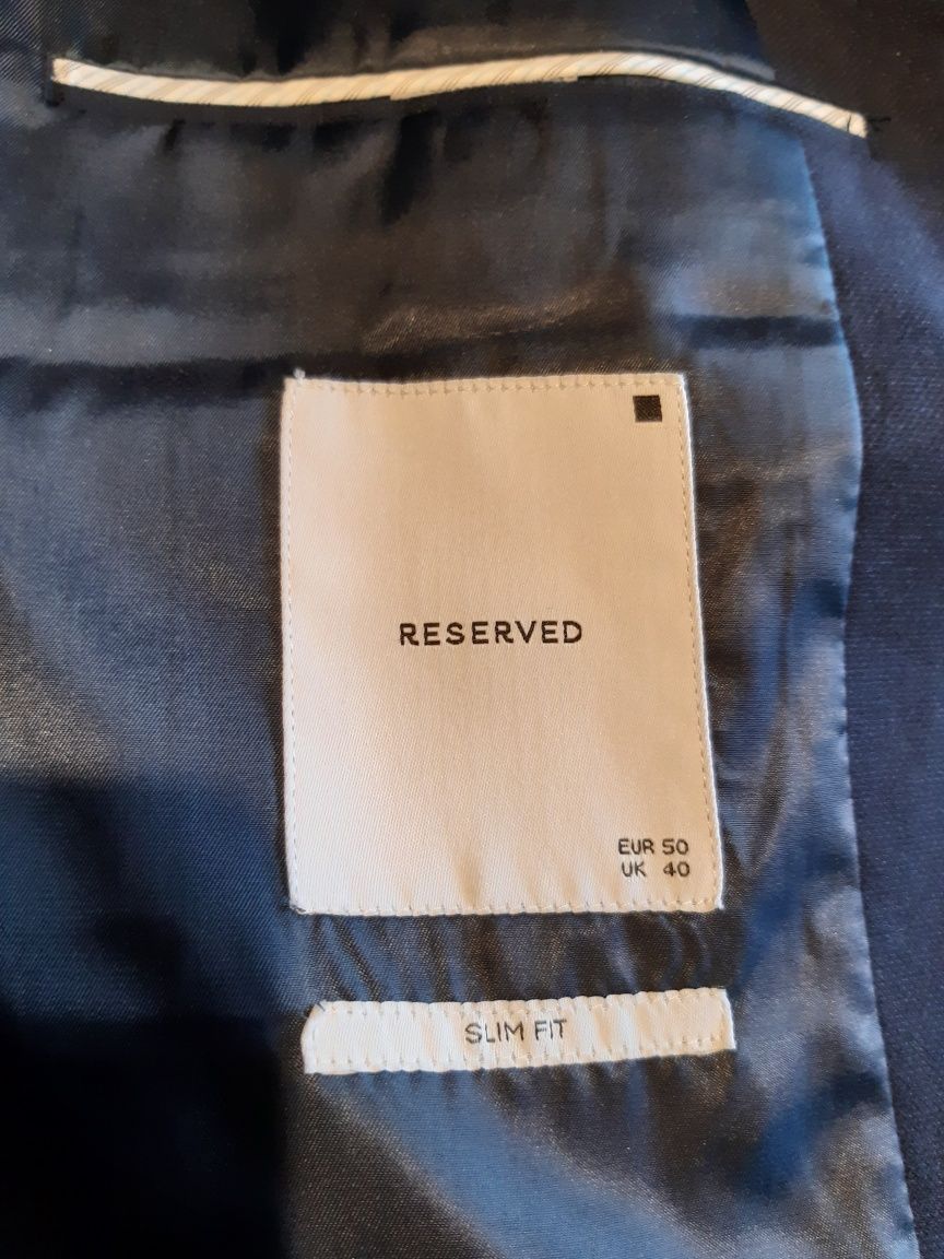 Garnitur młodzieżowy Reserved 48/50 granatowy