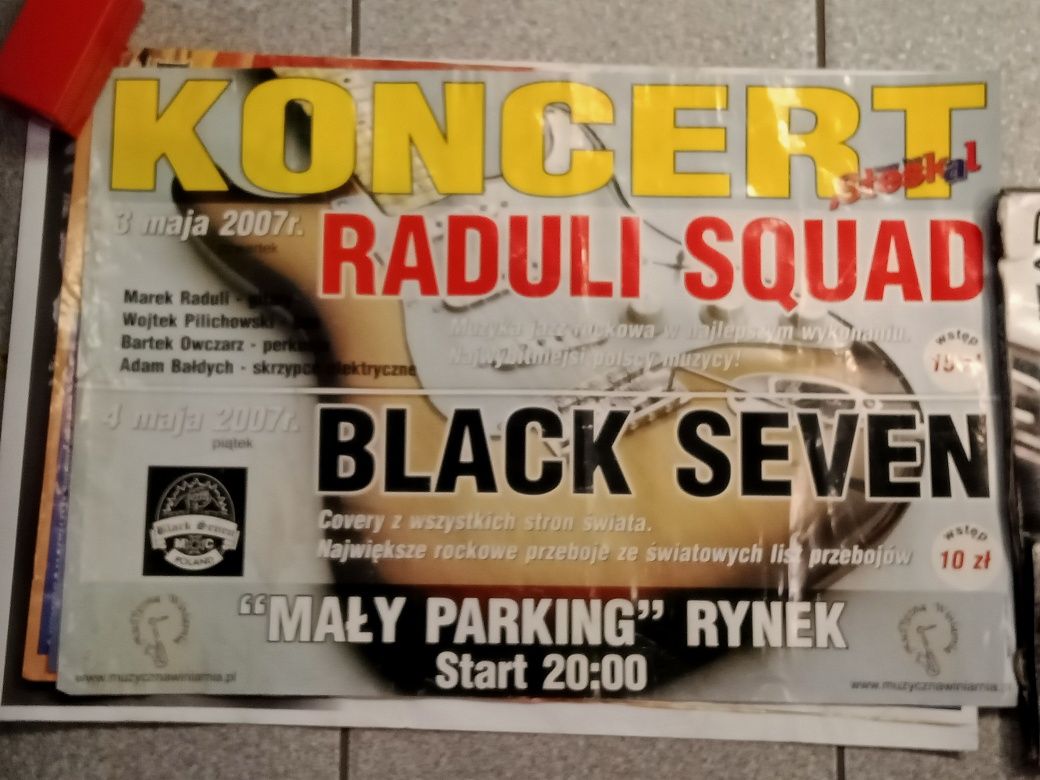 Plakat Raduli squad balck seven