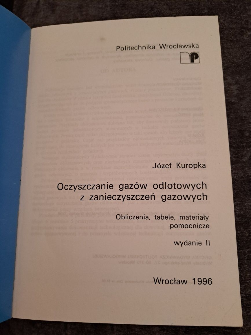 Oczyszczanie gazów odlotowych z zanieczyszczeń gazowych