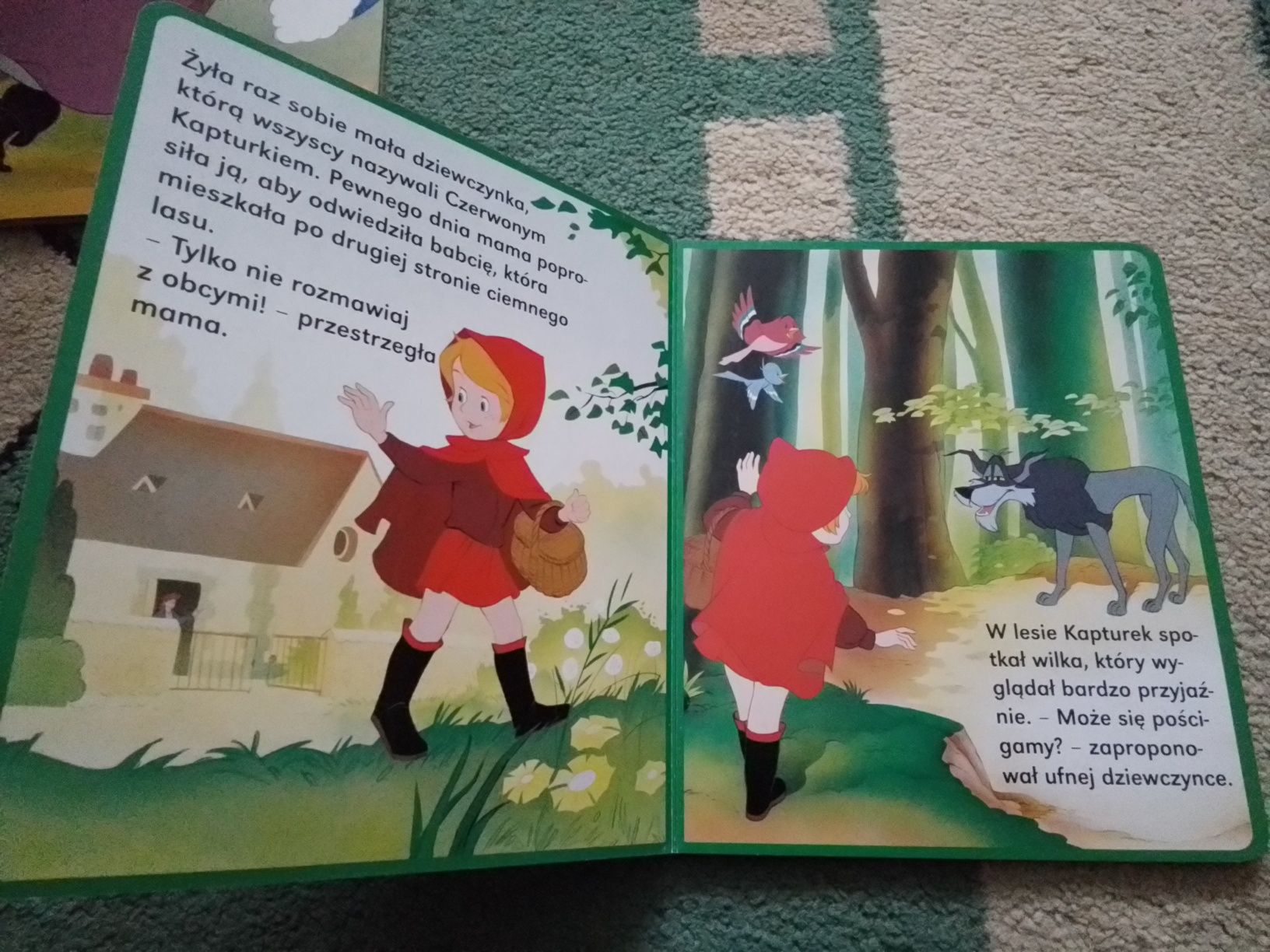 Książeczki Kot w butach, Czerwony Kapturek, Bambi