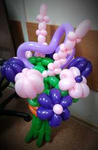 Bukiet kwiaty z balonów bukiet balonowy dzień kobiet Urodziny