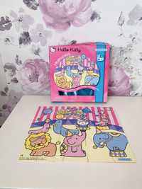 Puzzle drewniane Hello Kitty Karnan vintage