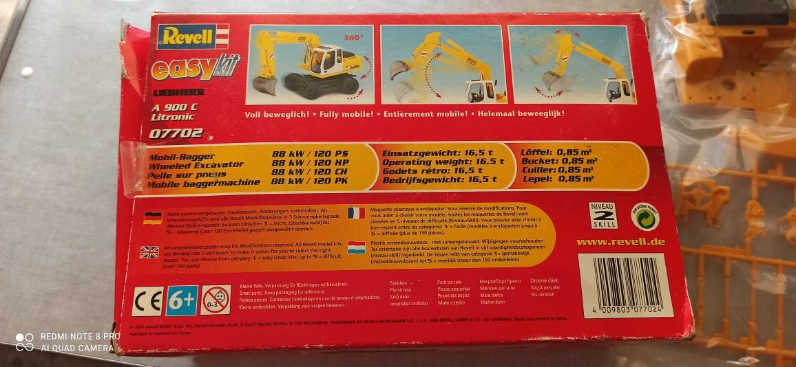 Revell Koparka easy kit