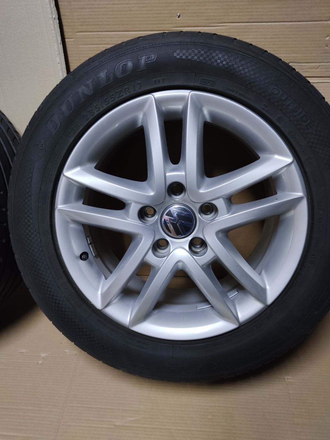 Oryginalne felgi VW T5, T6, Amarok 7,5Jx17H2 ET55/5x120