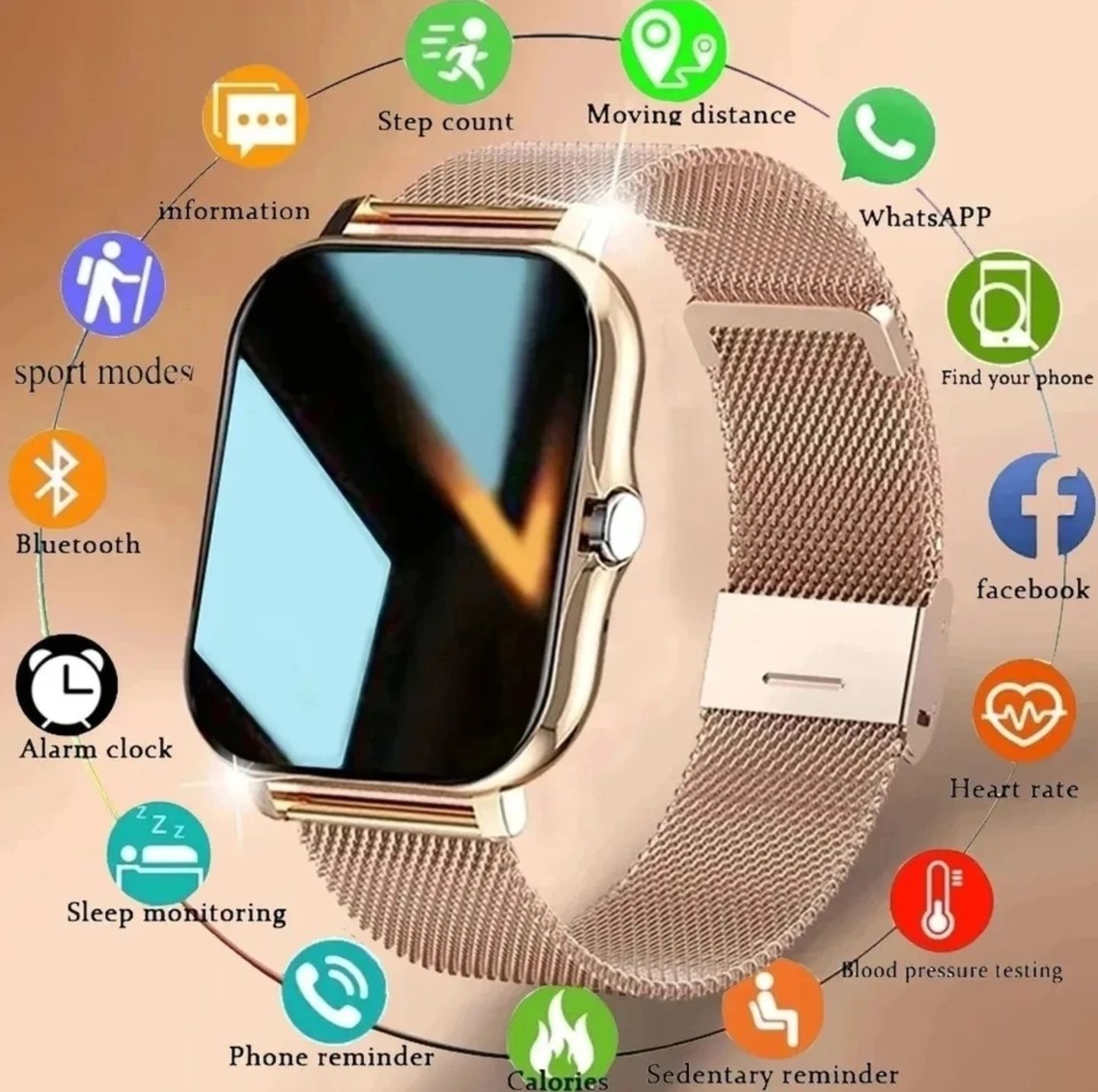 Nowy smartwatch damski