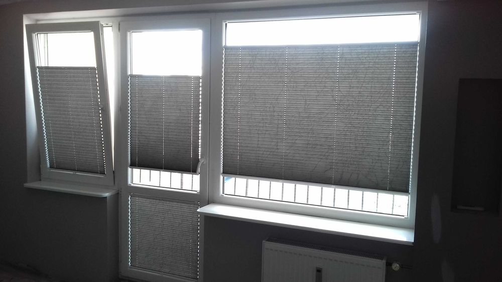 Rolety materiałowe, dzień i noc, plisy, żaluzje, moskitiery na owady