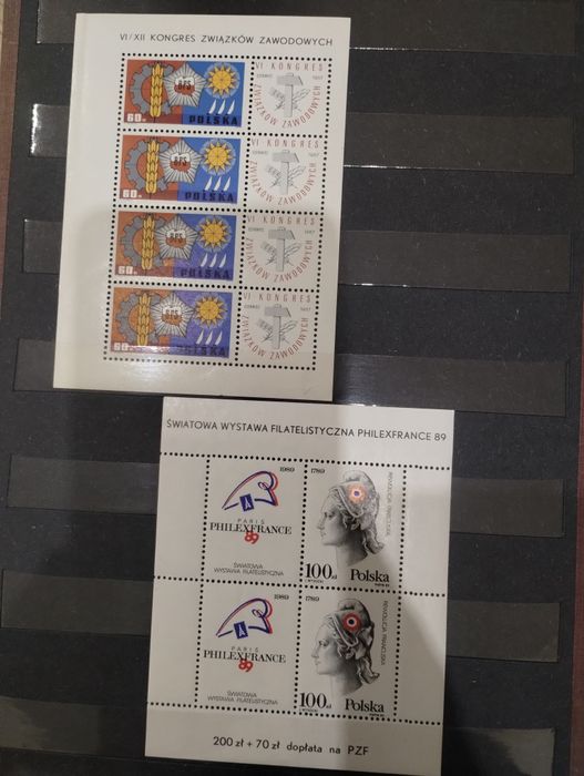 Unikalna Kolekcja Polskich Bloków i Arkusików PRL/Polska–Sport,Kosmos(