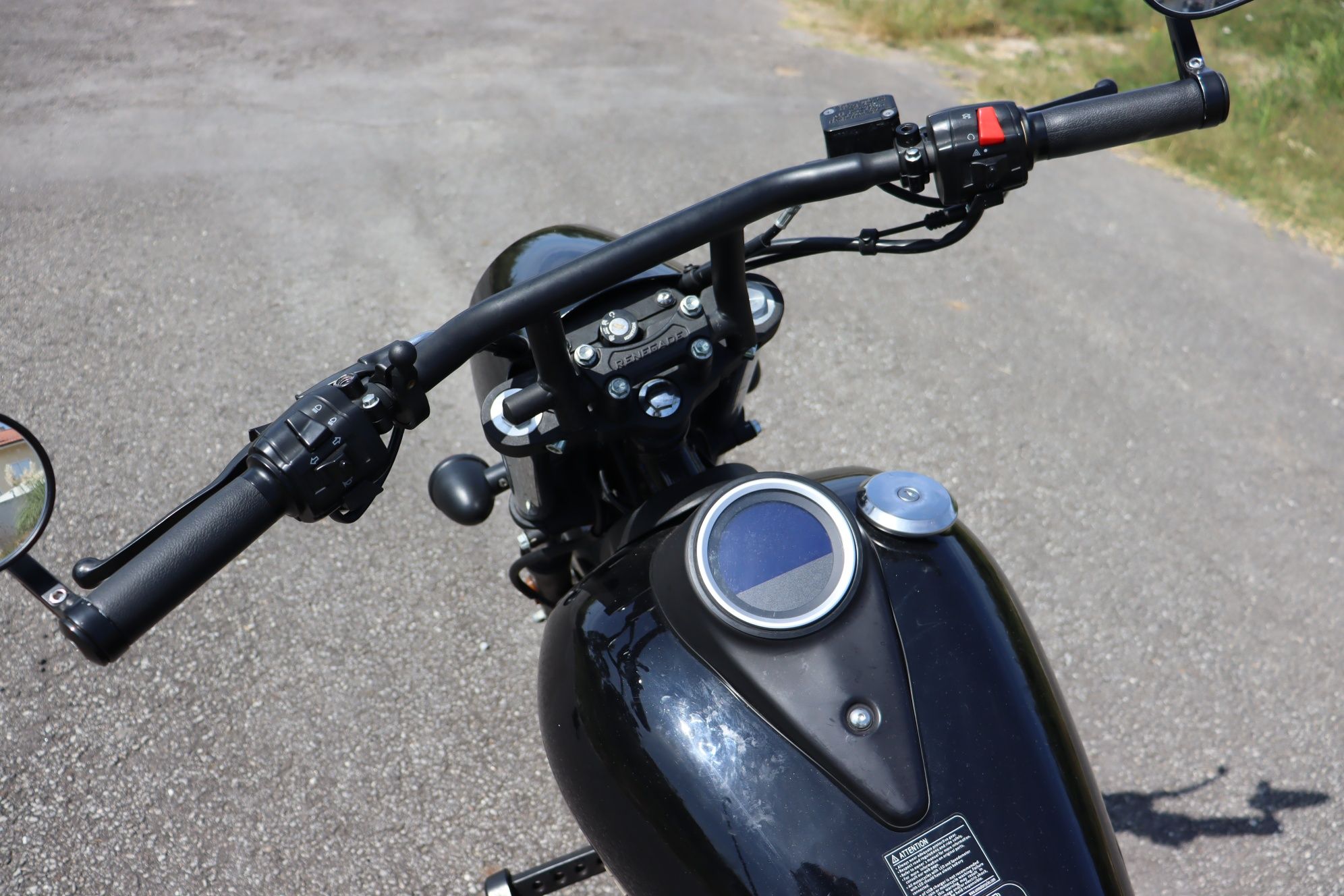 UM Renegade Freedom 125

A mota conta com 13.000 kms rodados