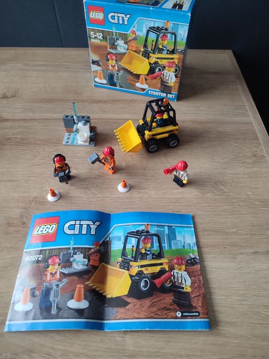 4 zestawy LEGO City! Nr 60042, 60120, 60072, 60006